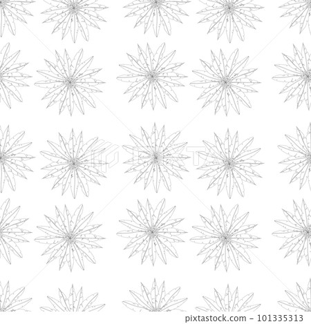 Seamelss feathers light pattern 101335313