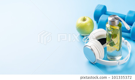 Healthy lifestyle, sport and diet concept 101335372