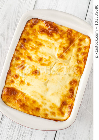 Moussaka eggplant potato based dish Moussaka eggplant potato based dish 101335690