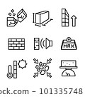 properties of lightweight bricks for building house. 101335748