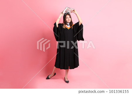 Girl with Graduation Gown Girl with Graduation Gown 101336155