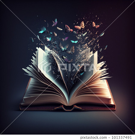 World Book and Copyright Day. 23 april. Banner, poster. High quality 3d illustration 101337491