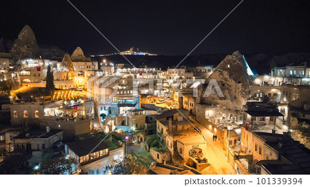 Night Goreme village lights Night Goreme village lights 101339394