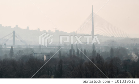 Ada Bridge in the morning 101339512