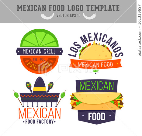 Mexican food logo. Logo design food vector template Mexican food logo. Logo design food vector template 101339657