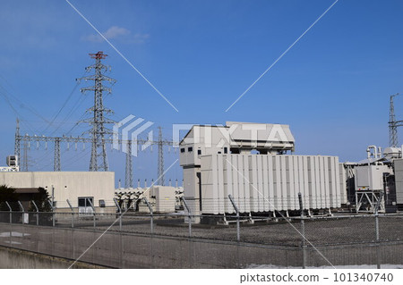Outdoor substation equipment and transmission tower 101340740