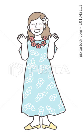woman enjoying southern country woman enjoying southern country 101342113