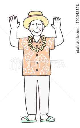 A senior man who enjoys traveling 101342118