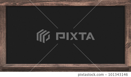 16:9 size marker board with shelves, dark oak frame 101343146