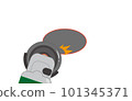 Illustration of grinder construction (no background) 101345371