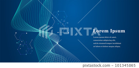 幾何抽象基因科學背景 101345865