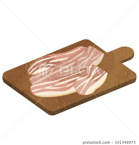 切片培根 101348973