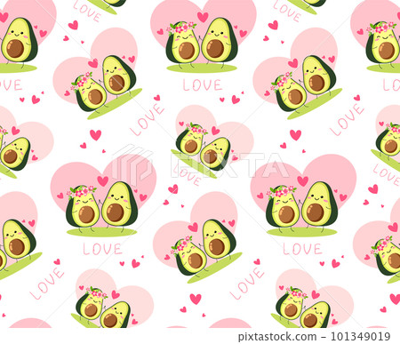 Premium Vector | Seamless pattern with hand drawn fruits elements apple  pear vegetarian wallpaper