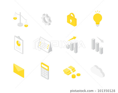 業務等距圖標集 業務等距圖標集 101350128