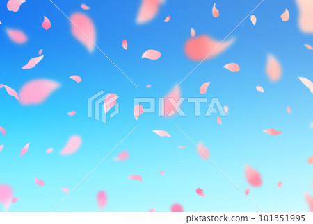 Background material_Hanafubuki_Sakura_Sky Background material_Hanafubuki_Sakura_Sky 101351995