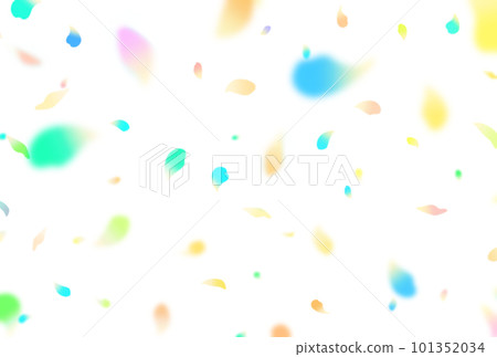 背景材料_花灑_多彩_淡藍色 101352034