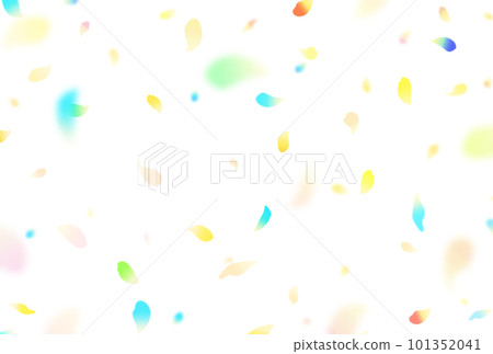 Background material _ flower shower _ colorful _ light blue 101352041