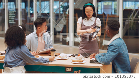 Business, team and applause for celebration, corporate deal and marketing campaign in modern office. Staff, teamwork and clapping for group project, target achievement and goal for collaboration. 101353375
