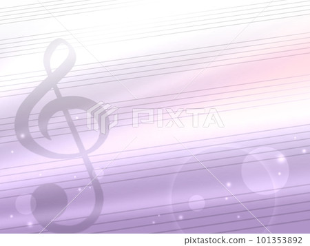 background treble clef 101353892
