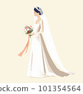  Bride with a bouquet 101354564