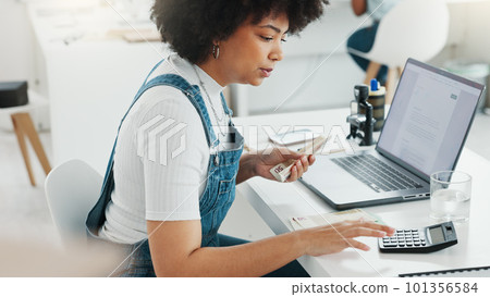 Money, finance or woman with laptop or startup budget in digital marketing, creative or design office in Germany. Financial budget, cash or office accounting worker planning business growth with tech Money, finance or woman with laptop or startup budget in digital marketing, creative or design office in Germany. Financial budget, cash or office accounting worker planning business growth with tech 101356584