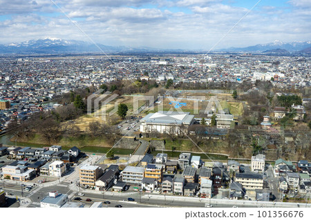 Yamagata City from Kajo Central Observation Room 101356676