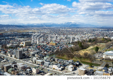 Yamagata City from Kajo Central Observation Room 101356679