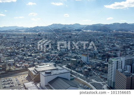 Yamagata City from Kajo Central Observation Room Yamagata City from Kajo Central Observation Room 101356685