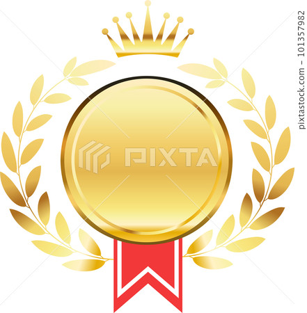 gold simple medal ranking frame gold simple medal ranking frame 101357982