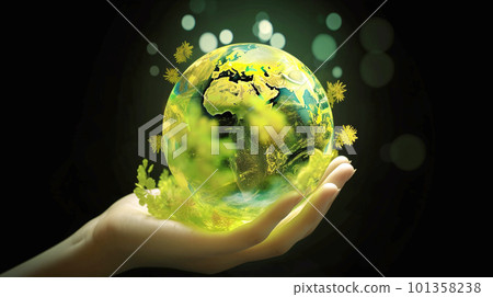Global environment image background material Global environment image background material 101358238