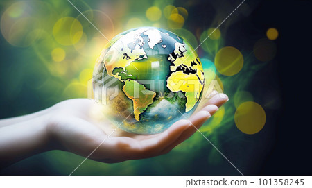Global environment image background material Global environment image background material 101358245