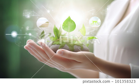 Global environment image background material Global environment image background material 101358323