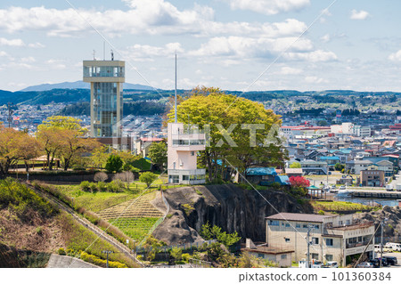 “青森縣”八戶市館鼻公園的Gret Tower 101360384