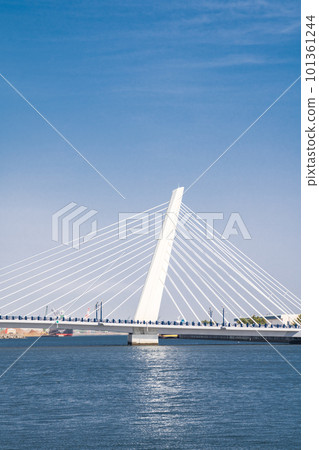 "Aomori Prefecture" Hachinohe Seagull Bridge connecting Port Island, Hachinohe City 101361244