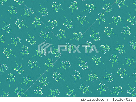 手繪質樸的滿天星圖案（暗青色背景） 101364035