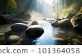 river with light 101364058