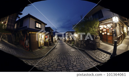 Night on a spa town 101364061