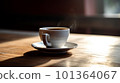 Coffee placed on the table 101364067
