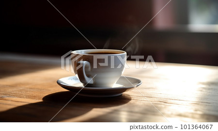 Coffee placed on the table 101364067