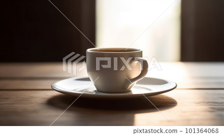 coffee cup and sun 101364068
