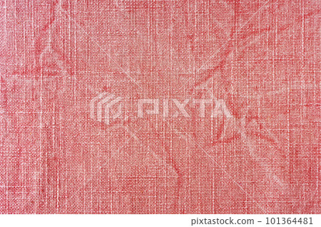Natural red linen fabric texture background Natural red linen fabric texture background 101364481