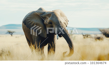 Wild elephant 101364674