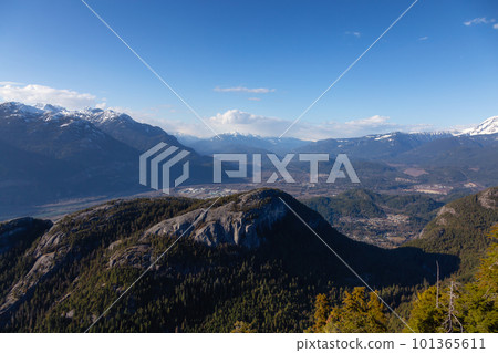 Chief Mountain View from Above. Squamish, BC, Canada. 101365611