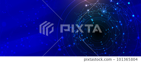 Neural network concept. Connected cells with links. High technology process. Abstract background Neural network concept. Connected cells with links. High technology process. Abstract background 101365804