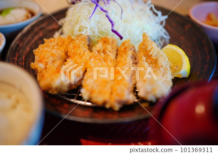 美味的炸豬排套餐 101369311