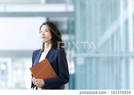 Women's portrait in suit Women's portrait in suit 101370834