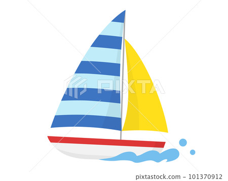 遊艇的例證 101370912