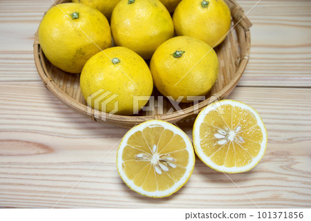 Konatsu mandarin oranges with refreshing sourness and sweetness 101371856