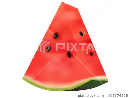 《切成三角形的紅色小西瓜》 《切成三角形的紅色小西瓜》 101374526