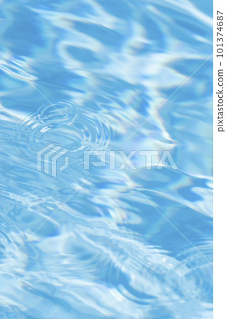 A cool, sparkling, summer-colored pool 101374687